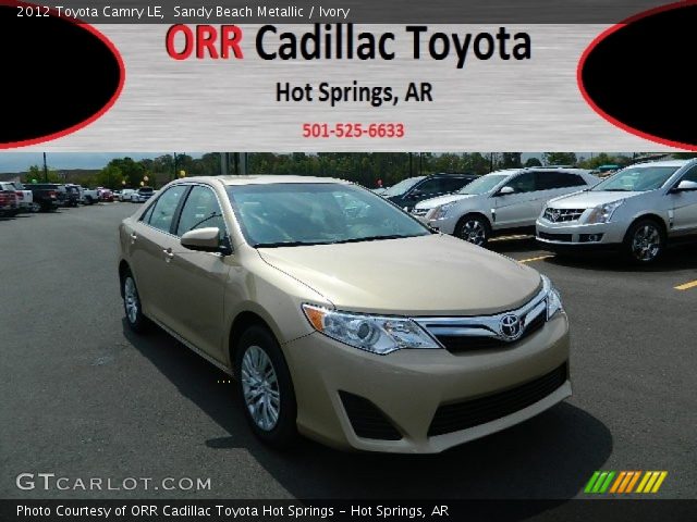 2012 Toyota Camry LE in Sandy Beach Metallic