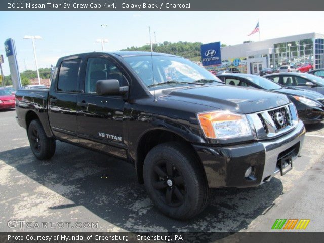 2011 Nissan Titan SV Crew Cab 4x4 in Galaxy Black