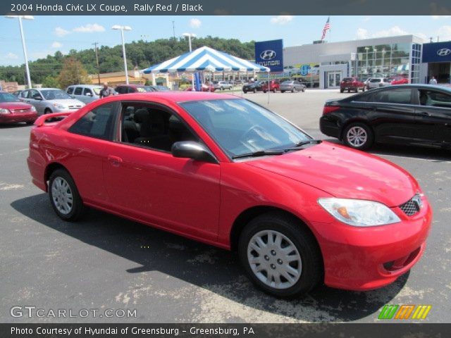 2004 Red honda civic sale #3