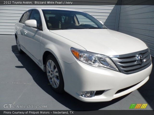 2012 Toyota Avalon  in Blizzard White Pearl
