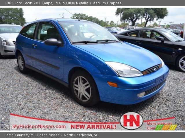 2002 Ford Focus ZX3 Coupe in Malibu Blue Metallic
