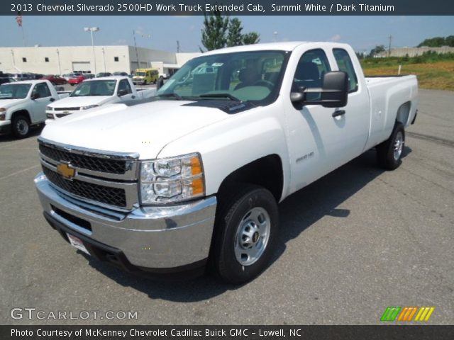 2013 Chevrolet Silverado 2500HD Work Truck Extended Cab in Summit White