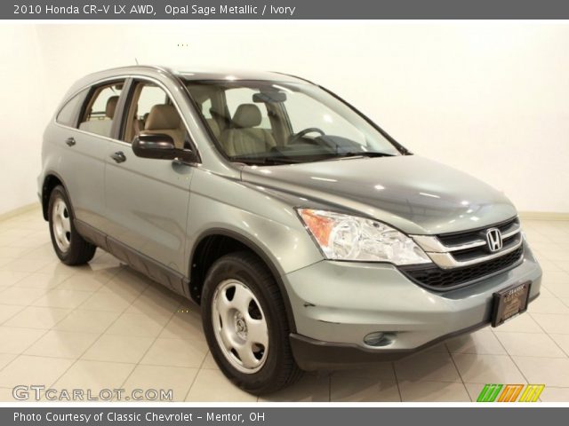 2010 Honda CR-V LX AWD in Opal Sage Metallic