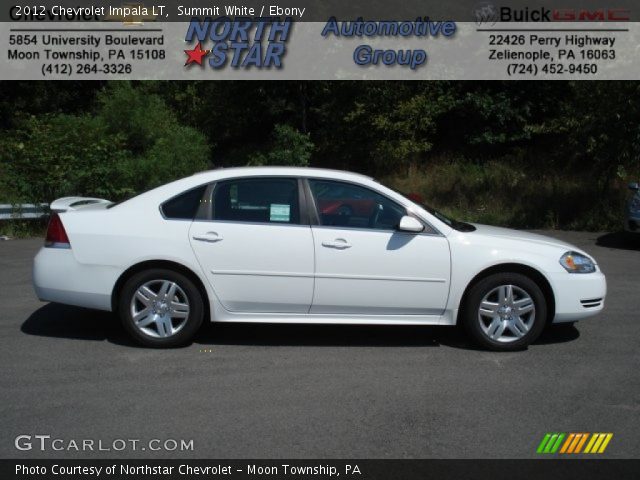 2012 Chevrolet Impala LT in Summit White