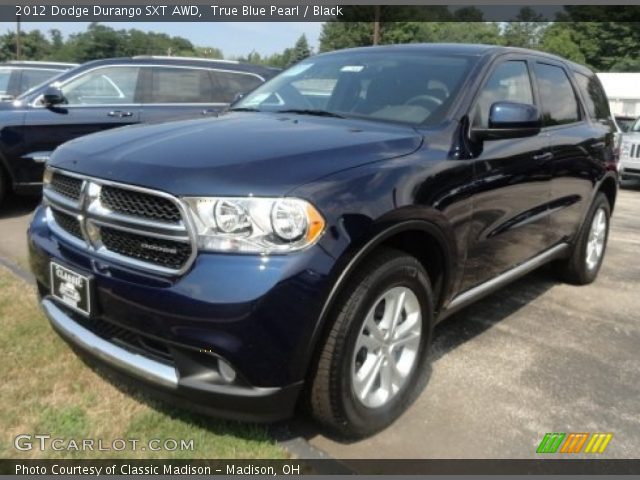 2012 Dodge Durango SXT AWD in True Blue Pearl
