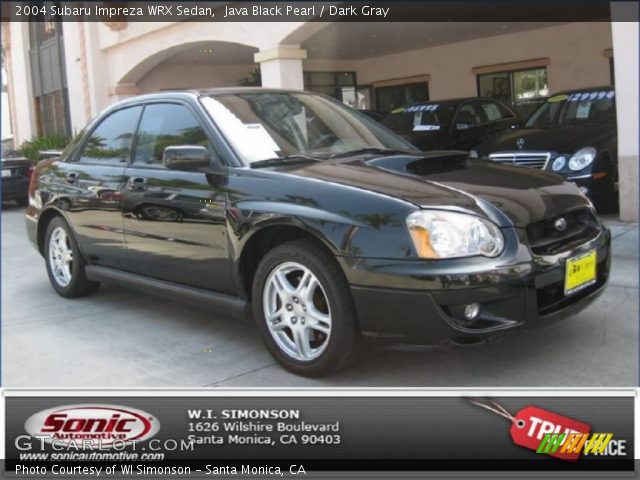 2004 Subaru Impreza WRX Sedan in Java Black Pearl