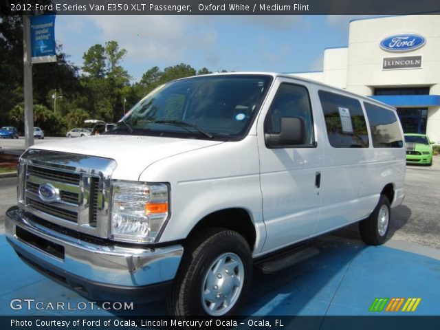 2012 Ford E Series Van E350 XLT Passenger in Oxford White
