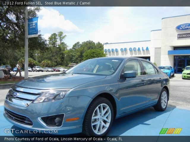 2012 Ford Fusion SEL in Steel Blue Metallic