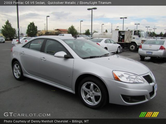 2009 Pontiac G6 V6 Sedan in Quicksilver Metallic