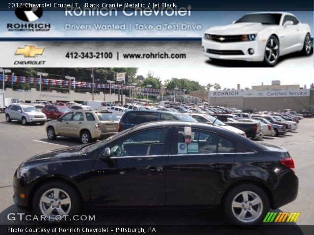 2012 Chevrolet Cruze LT in Black Granite Metallic