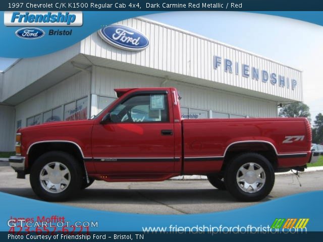 1997 Chevrolet C/K K1500 Regular Cab 4x4 in Dark Carmine Red Metallic