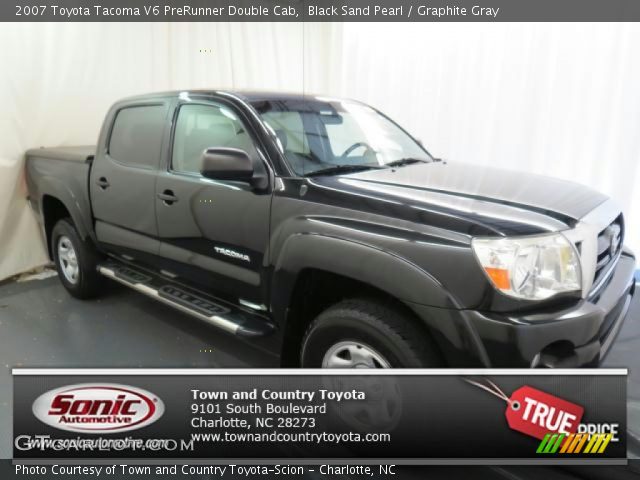 2007 Toyota Tacoma V6 PreRunner Double Cab in Black Sand Pearl