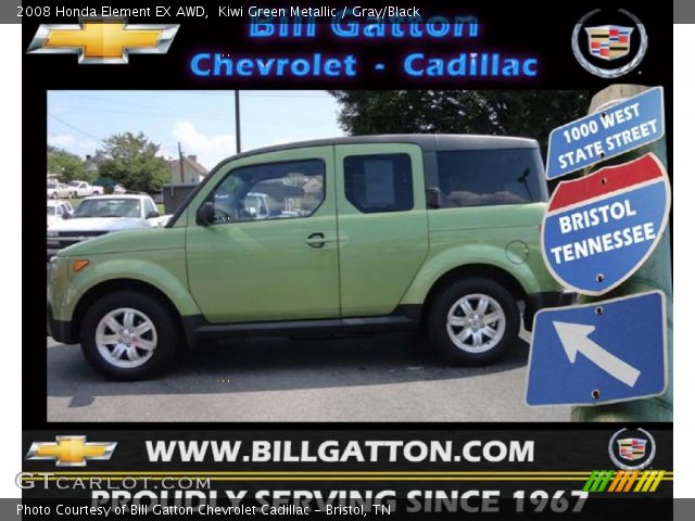 2008 Honda Element EX AWD in Kiwi Green Metallic