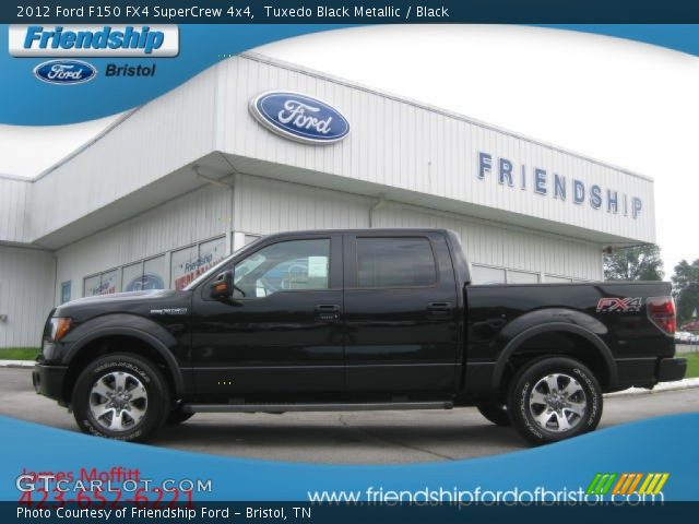 2012 Ford F150 FX4 SuperCrew 4x4 in Tuxedo Black Metallic
