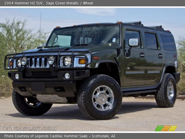 2004 Hummer H2 SUV in Sage Green Metallic