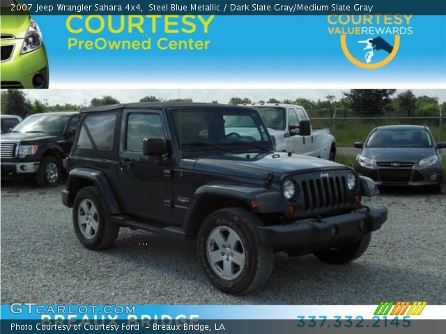 2007 Jeep Wrangler Sahara 4x4 in Steel Blue Metallic