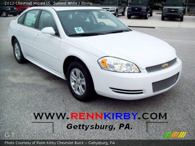 2012 Chevrolet Impala LS in Summit White