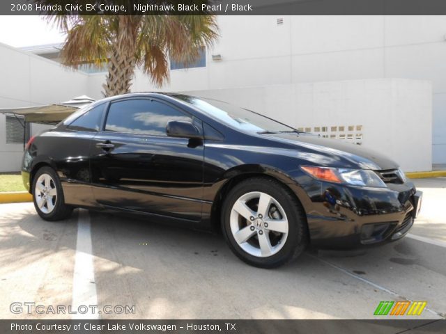 2008 Honda Civic EX Coupe in Nighthawk Black Pearl