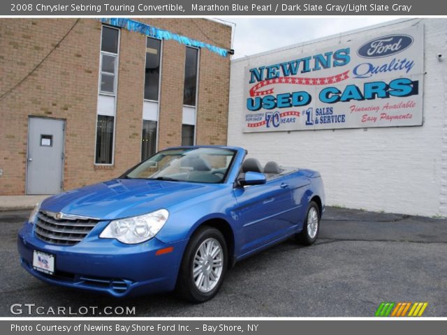 2008 Chrysler Sebring Touring Convertible in Marathon Blue Pearl