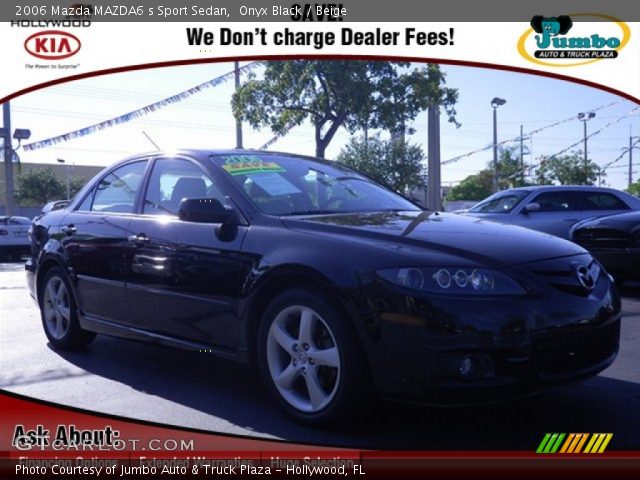 2006 Mazda MAZDA6 s Sport Sedan in Onyx Black