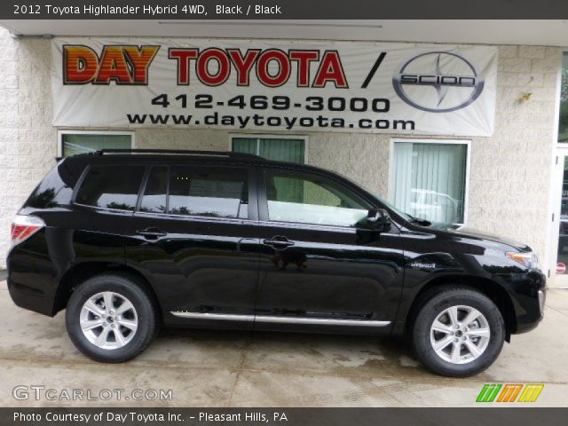 2012 Toyota Highlander Hybrid 4WD in Black