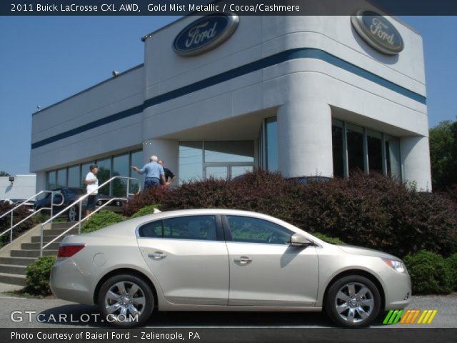 2011 Buick LaCrosse CXL AWD in Gold Mist Metallic