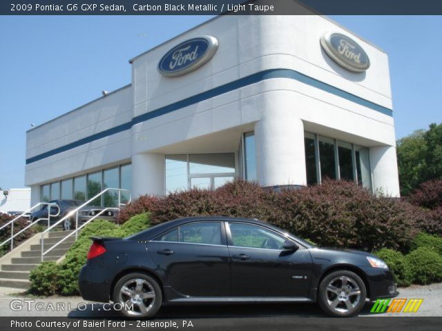 2009 Pontiac G6 GXP Sedan in Carbon Black Metallic