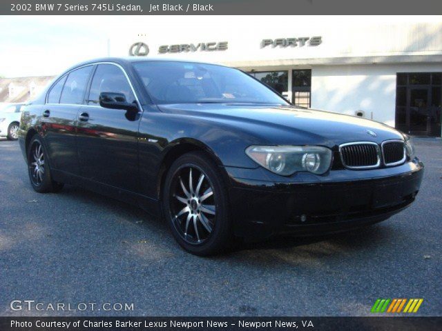 2002 BMW 7 Series 745Li Sedan in Jet Black