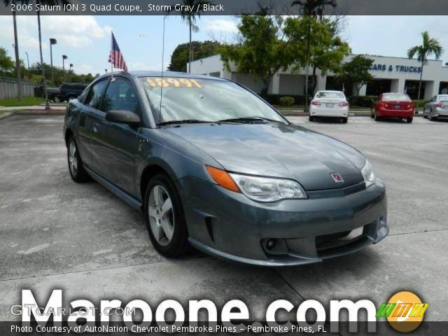 2006 Saturn ION 3 Quad Coupe in Storm Gray