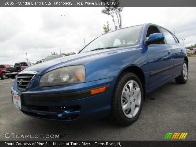 2005 Hyundai Elantra GLS Hatchback in Tidal Wave Blue