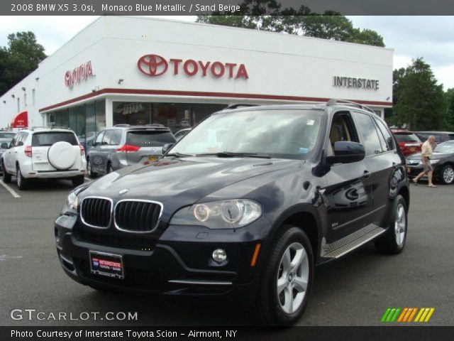 2008 BMW X5 3.0si in Monaco Blue Metallic