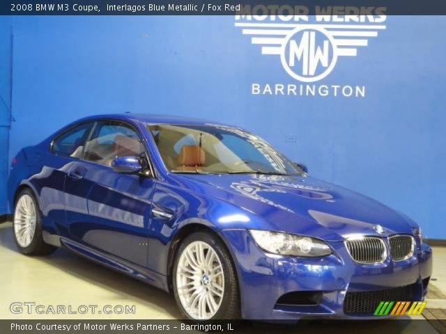 2008 BMW M3 Coupe in Interlagos Blue Metallic