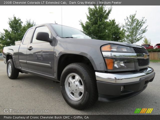 2008 Chevrolet Colorado LT Extended Cab in Dark Gray Metallic