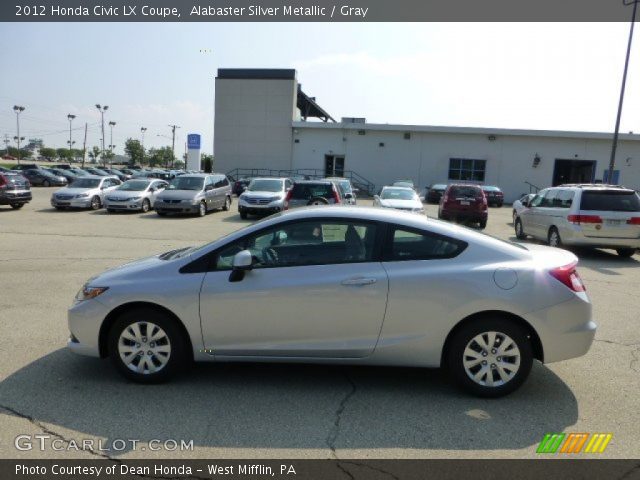 2012 Honda Civic LX Coupe in Alabaster Silver Metallic