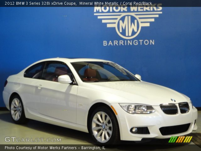 2012 BMW 3 Series 328i xDrive Coupe in Mineral White Metallic