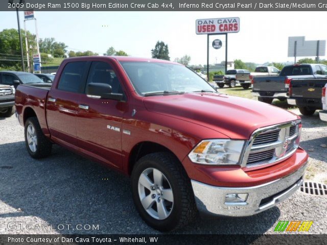 2009 Dodge Ram 1500 Big Horn Edition Crew Cab 4x4 in Inferno Red Crystal Pearl