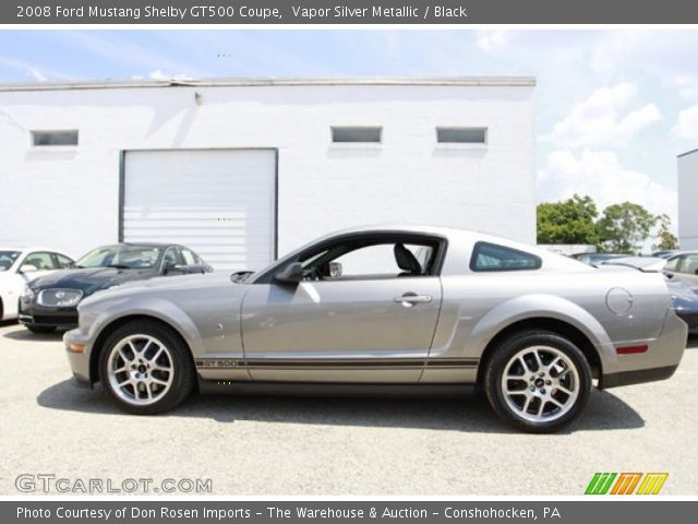 2008 Ford Mustang Shelby GT500 Coupe in Vapor Silver Metallic