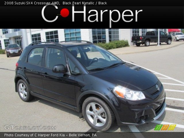 2008 Suzuki SX4 Crossover AWD in Black Pearl Metallic