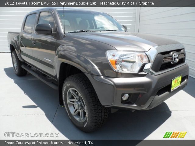 2012 Toyota Tacoma V6 TSS Prerunner Double Cab in Magnetic Gray Mica