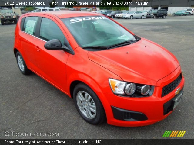2012 Chevrolet Sonic LT Hatch in Inferno Orange Metallic