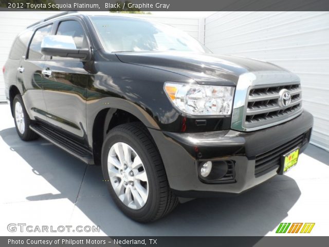 2012 Toyota Sequoia Platinum in Black
