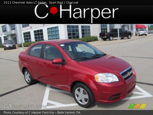 2011 Chevrolet Aveo LT Sedan in Sport Red