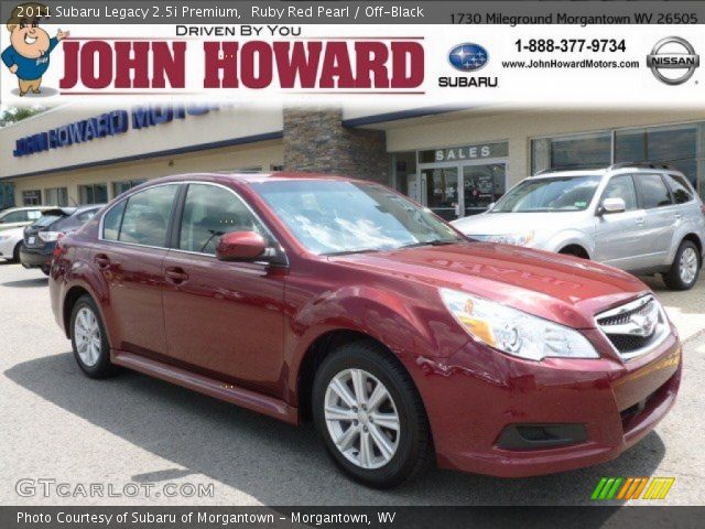2011 Subaru Legacy 2.5i Premium in Ruby Red Pearl