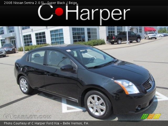 2008 Nissan Sentra 2.0 SL in Super Black