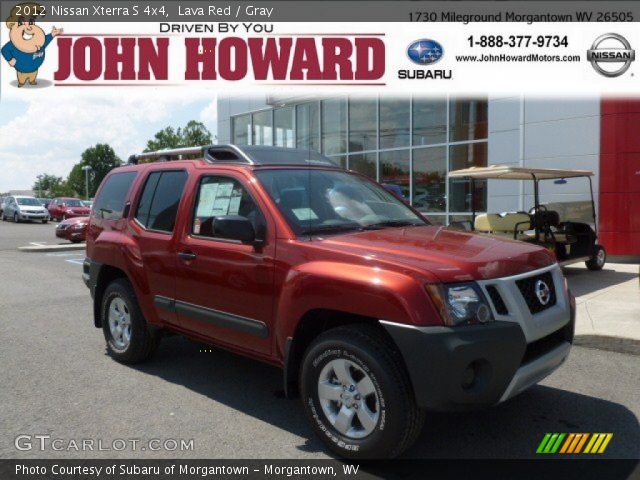 2012 Nissan Xterra S 4x4 in Lava Red