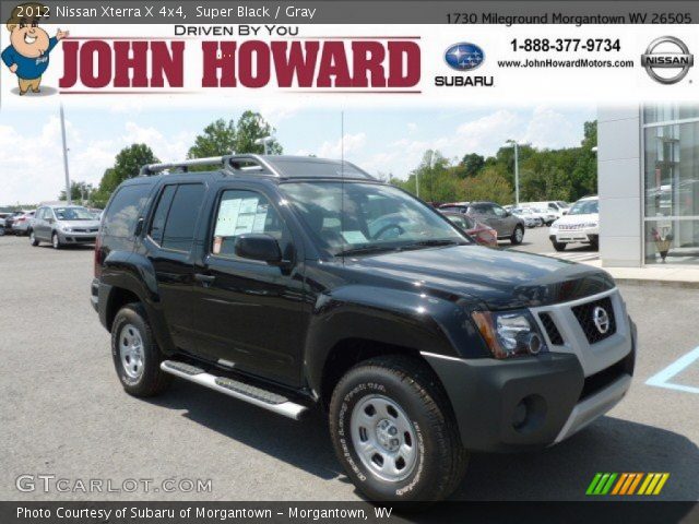 2012 Nissan Xterra X 4x4 in Super Black