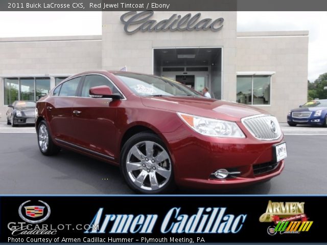 2011 Buick LaCrosse CXS in Red Jewel Tintcoat
