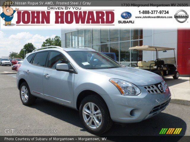 2012 Nissan Rogue SV AWD in Frosted Steel