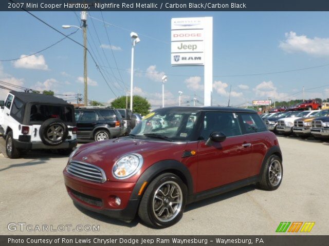 2007 Mini Cooper Hardtop in Nightfire Red Metallic