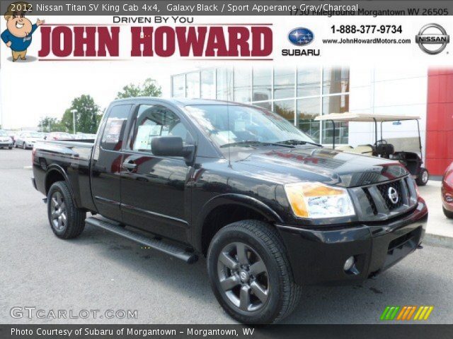 2012 Nissan Titan SV King Cab 4x4 in Galaxy Black